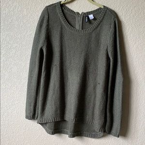 Loose Knit Olive Sweater